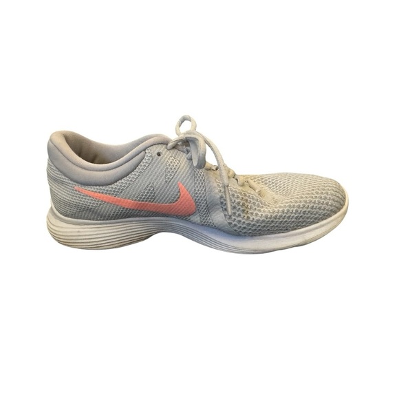 Nike Revolution Pure Platinum Tennis Shoes in Grey/Pink Women’s Size 8 - Picture 1 of 8